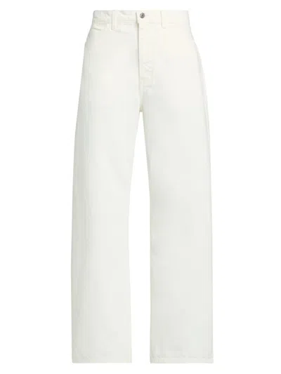Nili Lotan Tribeca Barrel Jeans In White
