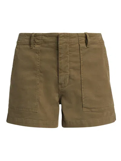Nili Lotan Women's Utility Cotton Cargo Shorts In Green