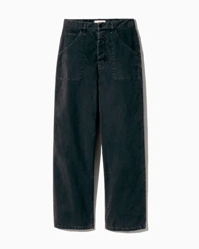 Nili Lotan Women's Whitney Cotton Pant Carbon, 12 In Black