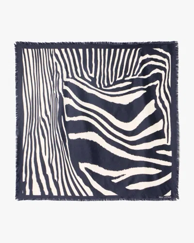 Nili Lotan Women's Zebra Silk Twill Scarf Zebra Print, Os - 100% Silk In Animal Print