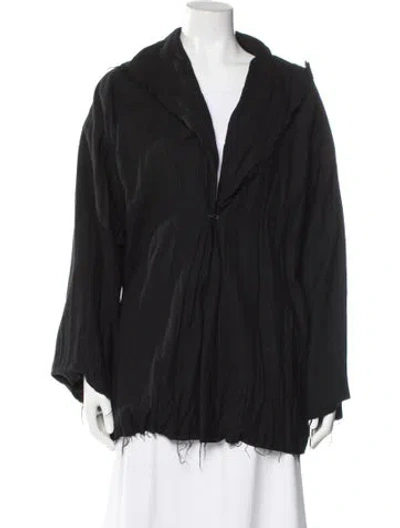 Pre-owned Nili Lotan Wool Coat In Black