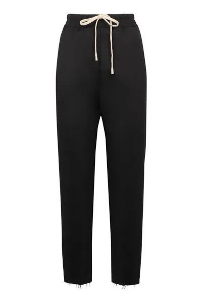 NILI LOTAN NILI LOTAN WOOL CROPPED TROUSERS
