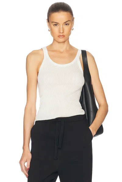Nili Lotan Wrenley Sweater Tank Top In Ivory