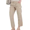 Nili Lotan Yannic Cargo Pant In Sandstone In Brown