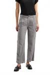 Nili Lotan Yannic Midrise Cargo Pant In Grey In Gray
