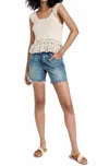 Nili Lotan Yoann Denim Short In Summer Wash In Blue