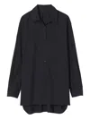 Nili Lotan Yorke Long-sleeve Button-up Shirt In Black
