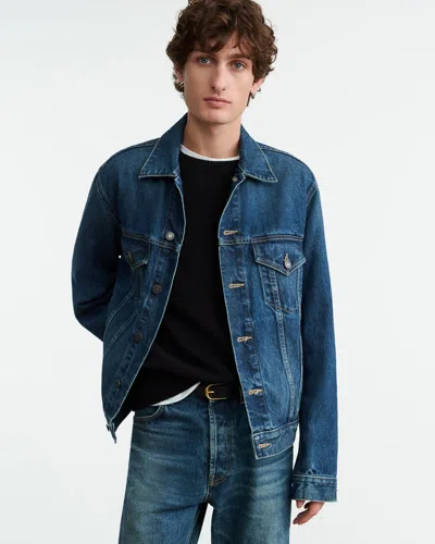 Nili Lotan Zachary Denim Jacket In Simon Wash