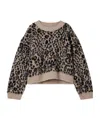 Nili Lotan Zamira Leopard-jacquard Cashmere And Silk-blend Sweater In Multi