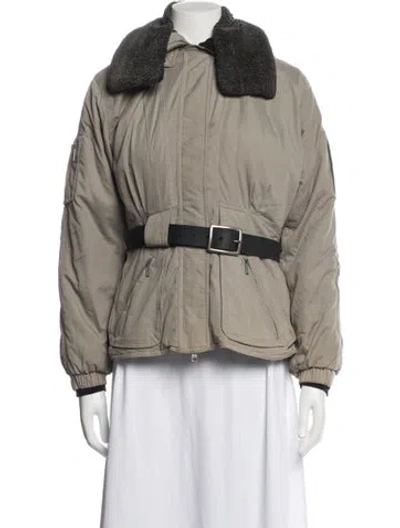 Pre-owned Niløs Bomber Jacket In Neutrals
