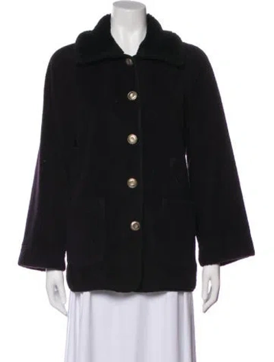 Pre-owned Niløs Coat In Black