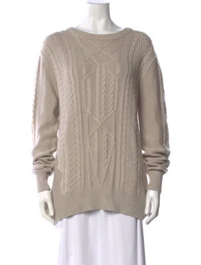 Pre-owned Niløs Crew Neck Sweater W/ Tags In Neutral