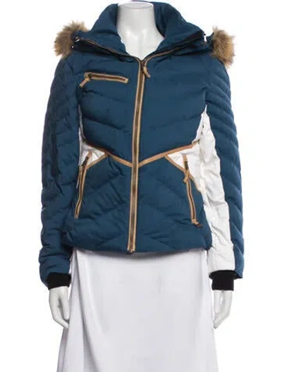 Pre-owned Niløs Down Jacket In Blue