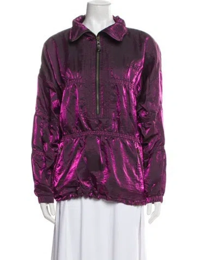 Pre-owned Niløs Jacket In Purple