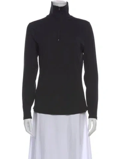 Pre-owned Niløs Nylon Mock Neck Top In Multi