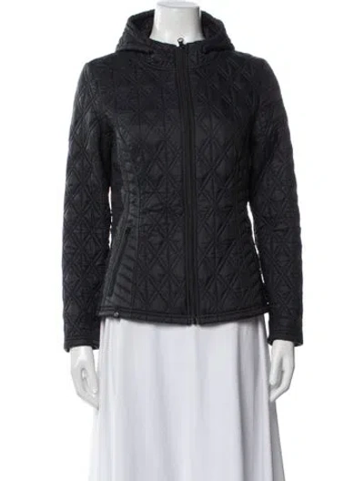 Pre-owned Niløs Nylon Printed Jacket In Gray