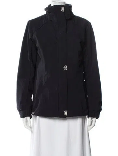 Pre-owned Niløs Nylon Utility Jacket In Blue