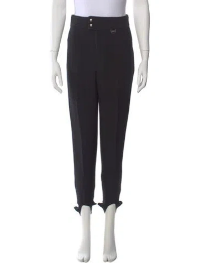Pre-owned Niløs Skinny Leg Pants In Black