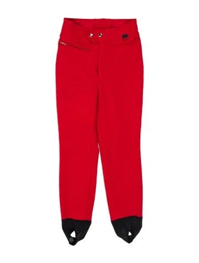 Pre-owned Niløs Skinny Leg Pants In Red