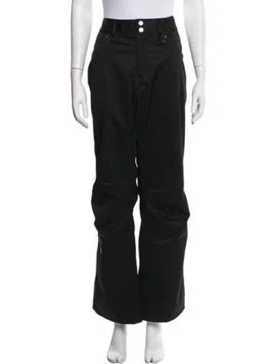 Pre-owned Niløs Straight Leg Pants In Black