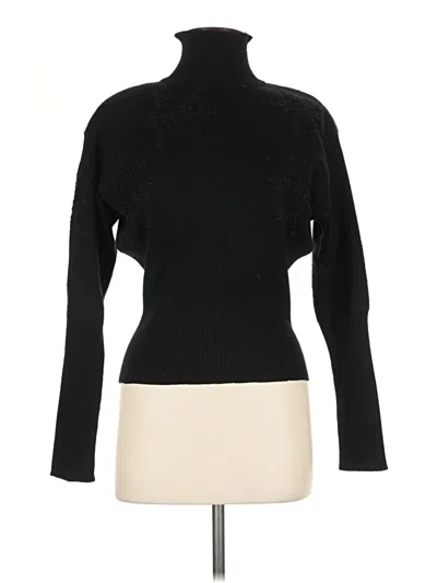 Pre-owned Niløs Turtleneck Sweater In Black