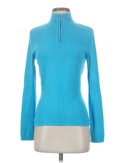 Pre-owned Niløs Turtleneck Sweater In Teal