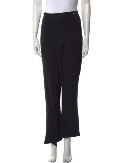 Pre-owned Niløs Wide Leg Pants In Black