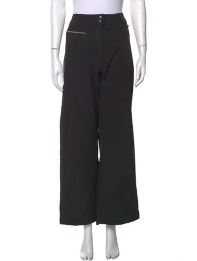 Pre-owned Niløs Wide Leg Pants In Black