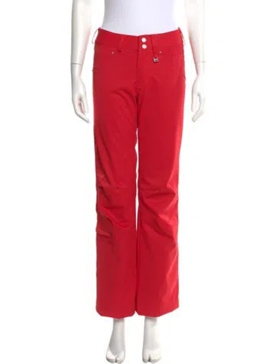 Pre-owned Niløs Wide Leg Pants In Red