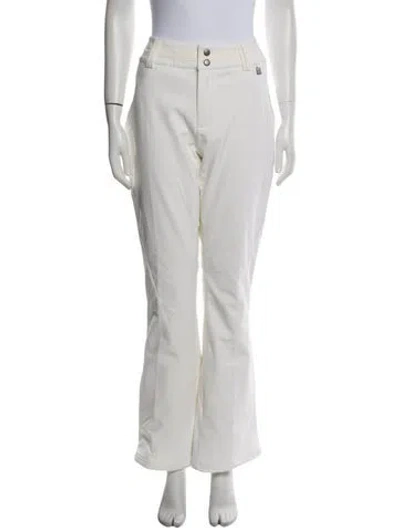 Pre-owned Niløs Wide Leg Pants In White