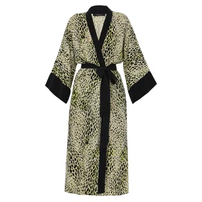 Niluu Bowie Women's Kimono Robe In Multi