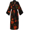 Niluu Olivia Women's Kimono Robe In Multi
