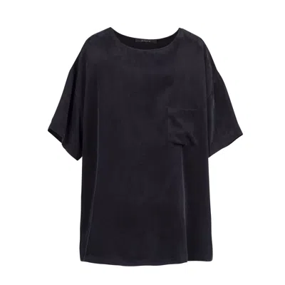 Niluu Women's Black Unisex Noir Mika Tee