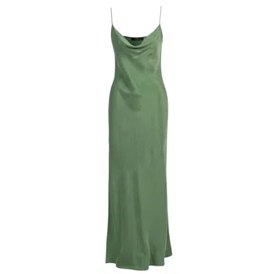 Niluu Women's Green Moss Charlotte Slip Dress