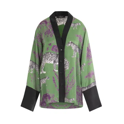 Niluu Women's Green Unisex Lennon Harper Shirt