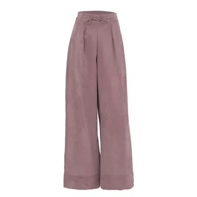 Niluu Women's Rose Gold Blush Alyx Pants In Gray