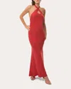 Niluu Women's Rouge Mystique Cilla Maxi Slip Dress In Red