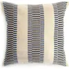 Nimmit Spor Handwoven Pillow In Black