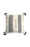 Nimmit Trekant Handwoven Pillow In Multi