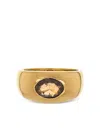 Nimo With Love 18k Yellow Gold Sapphire Ring In Gold