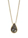 Nimo With Love 18k Yellow Gold The Bezel Diamond Necklace In Gold