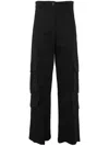 Nina 14.7 Maxi Cargo Trousers Clothing In Black