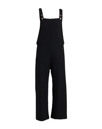 Nina 14.7 Woman Overalls Black Size 8 Wool