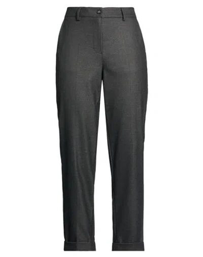 Nina 14.7 Woman Pants Charcoal Size 8 Polyester, Viscose, Elastane In Gray
