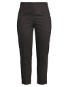 Nina 14.7 Woman Pants Dark Brown Size 14 Virgin Wool, Cashmere, Elastane