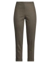 Nina 14.7 Woman Pants Dark Green Size 14 Virgin Wool, Cashmere, Elastane In Green