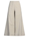 Nina 14.7 Woman Pants Light Grey Size 4 Cotton, Elastane