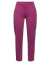 Nina 14.7 Woman Pants Mauve Size 2 Viscose, Polyamide, Elastane In Purple