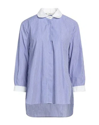 Nina 14.7 Woman Shirt Blue Size 10 Cotton