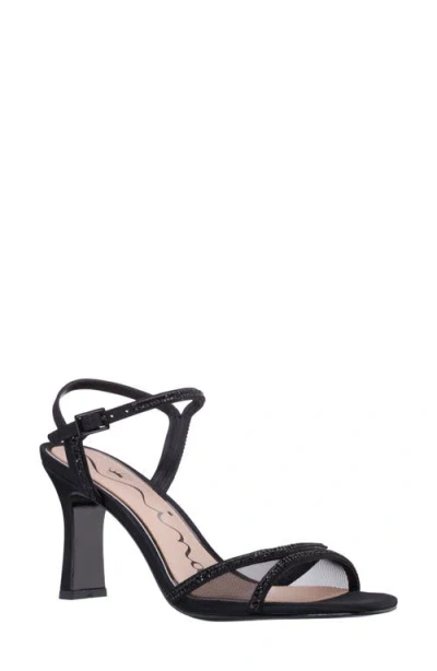 Nina Adela Ankle Strap Sandal In Black